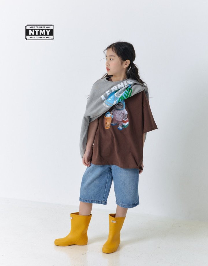 Nice To Meet You - Korean Children Fashion - #minifashionista - Chubby Cat Tee - 3