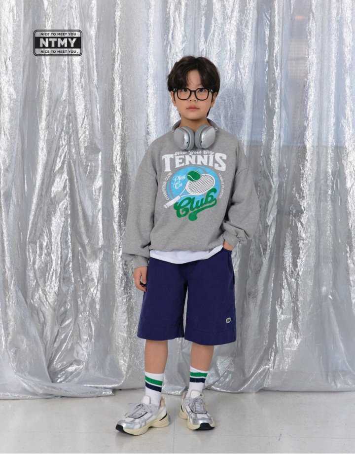 Nice To Meet You - Korean Children Fashion - #prettylittlegirls - Tennis Sweatshirt - 7