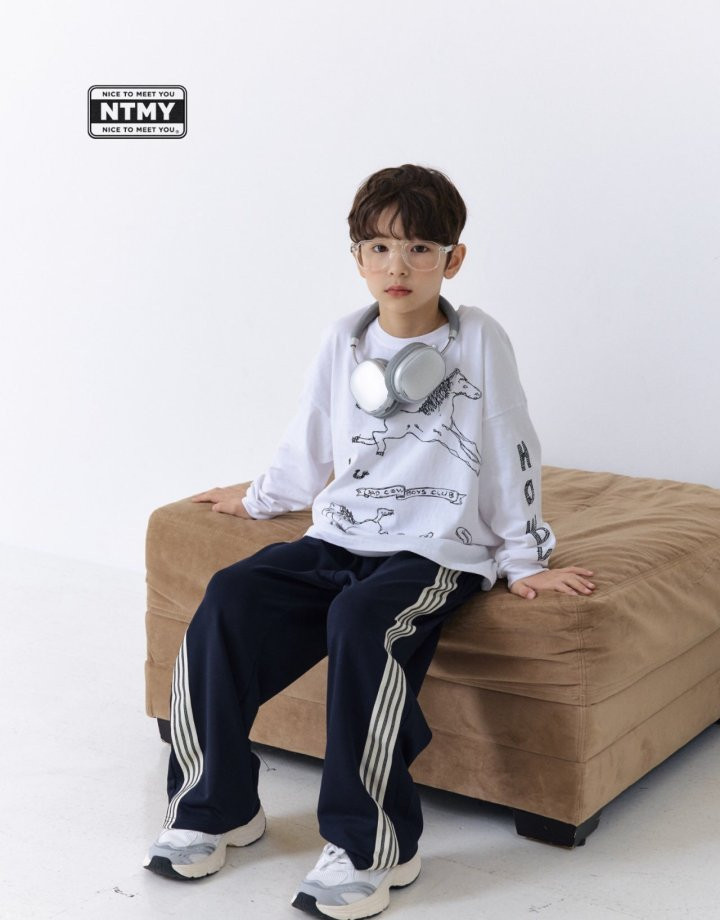 Nice To Meet You - Korean Children Fashion - #minifashionista - Soft Jersey Pants - 4