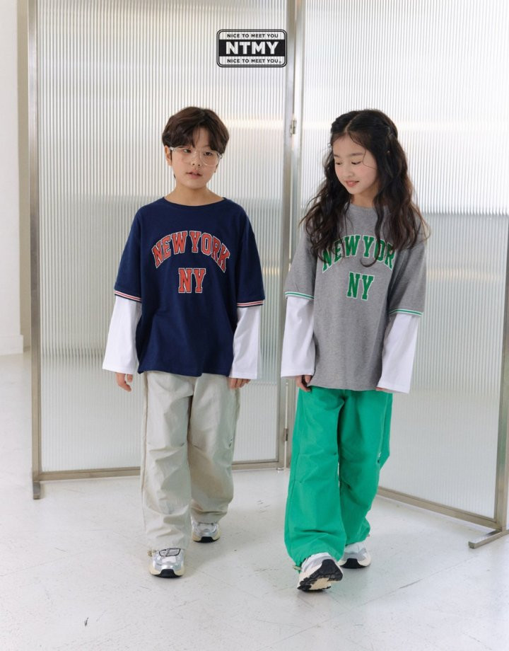 Nice To Meet You - Korean Children Fashion - #prettylittlegirls - NY Layered Tee - 8