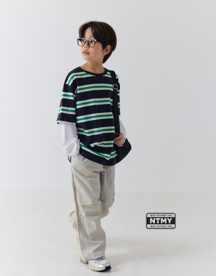 Nice To Meet You - Korean Children Fashion - #prettylittlegirls - Parachute Pants - 7