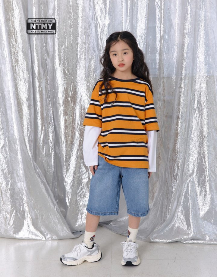 Nice To Meet You - Korean Children Fashion - #prettylittlegirls - ST Layered Tee - 5