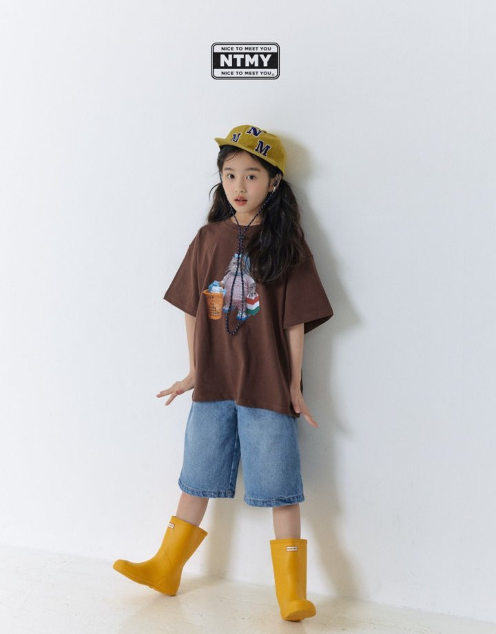 Nice To Meet You - Korean Children Fashion - #minifashionista - Chubby Cat Tee - 4
