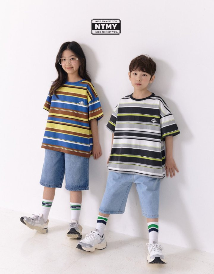 Nice To Meet You - Korean Children Fashion - #stylishchildhood - Days Half Denim Pants - 9