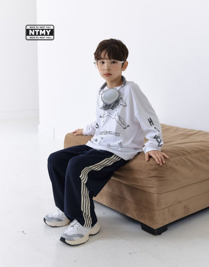 Nice To Meet You - Korean Children Fashion - #stylishchildhood - Soft Jersey Pants - 7