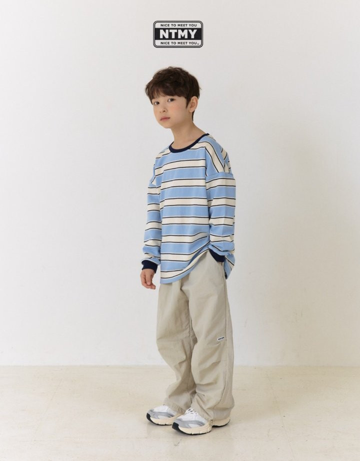 Nice To Meet You - Korean Children Fashion - #stylishchildhood - Play Stripe Tee - 5