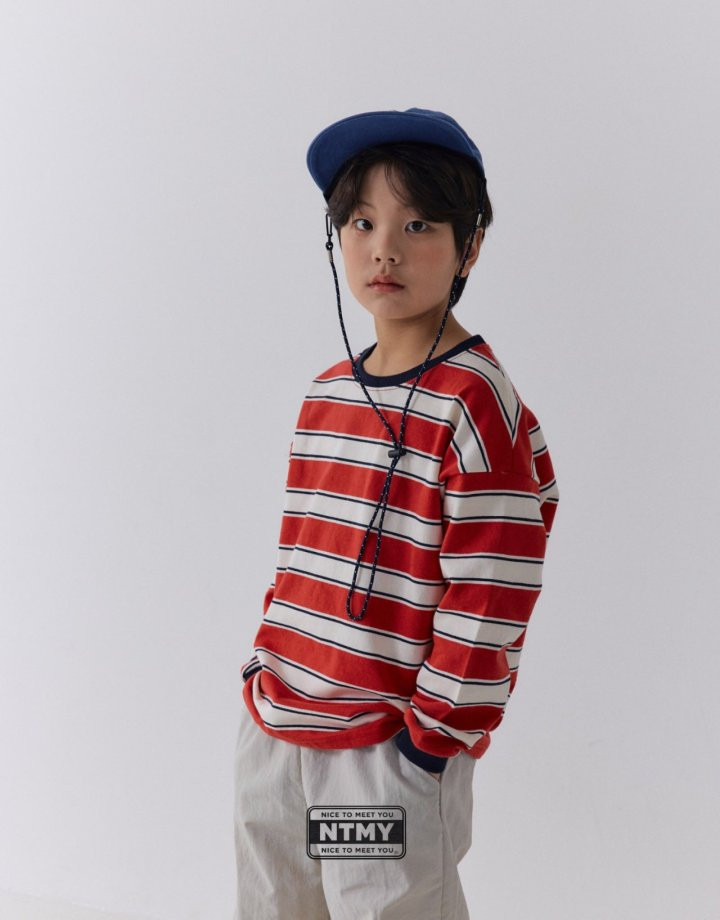 Nice To Meet You - Korean Children Fashion - #todddlerfashion - Play Stripe Tee - 3