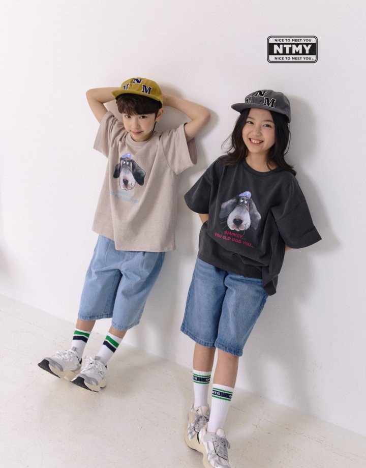 Nice To Meet You - Korean Children Fashion - #toddlerclothing - Days Half Denim Pants - 8