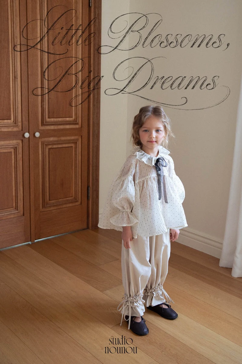 Nounou - Korean Children Fashion - #childofig - Dot Fairy Blouse