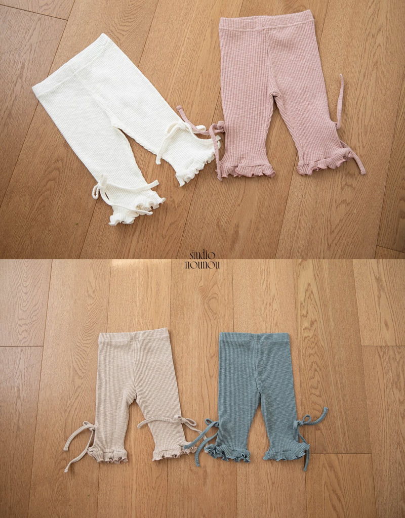 Nounou - Korean Children Fashion - #childrensboutique - 26 Ribbon Leggings - 10