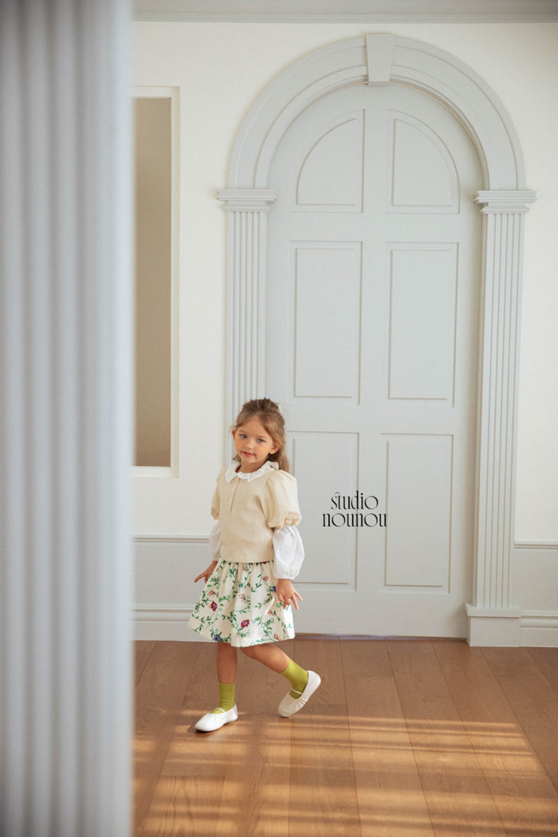 Nounou - Korean Children Fashion - #designkidswear - Garden Skirt - 6