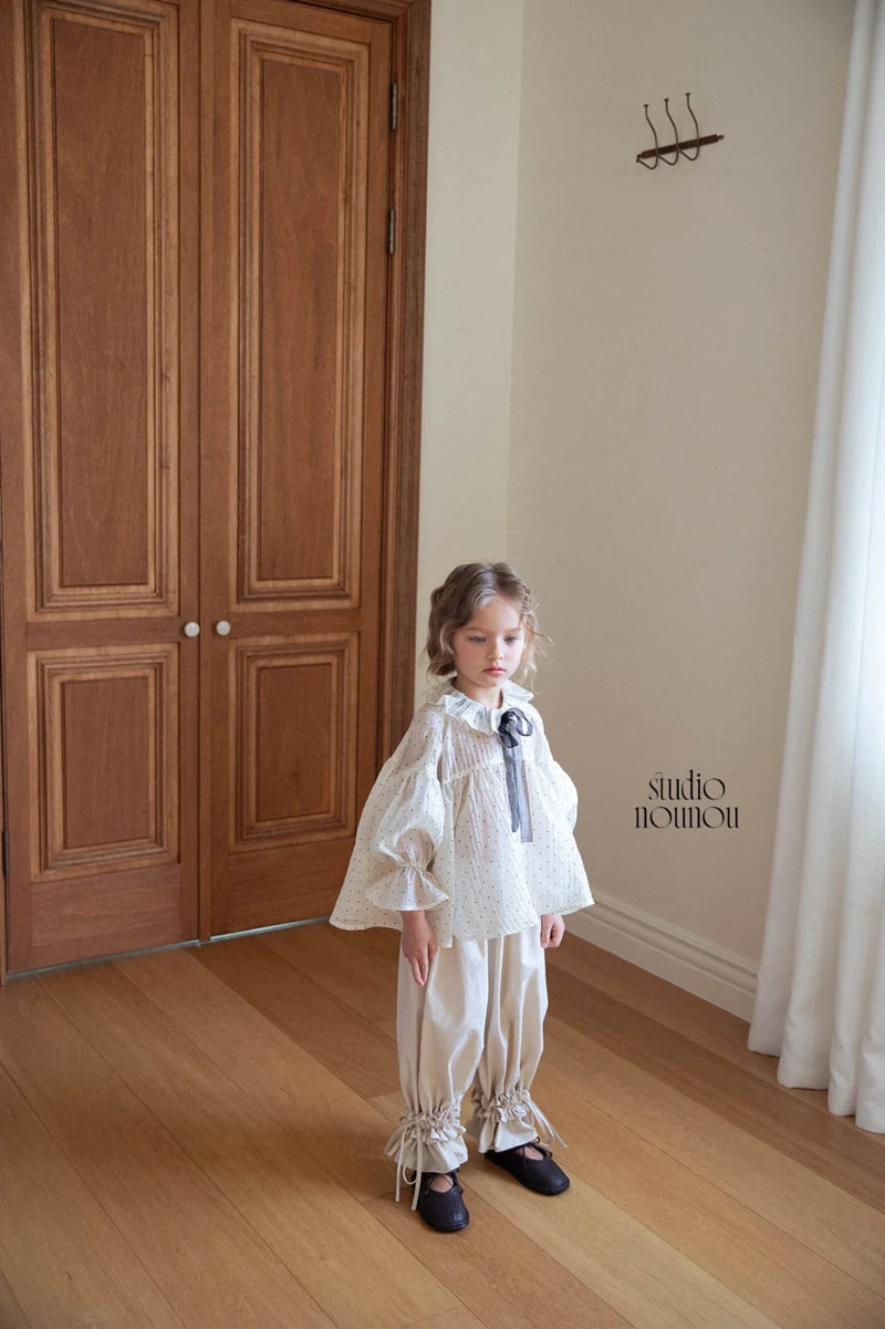 Nounou - Korean Children Fashion - #designkidswear - Dot Fairy Blouse - 3