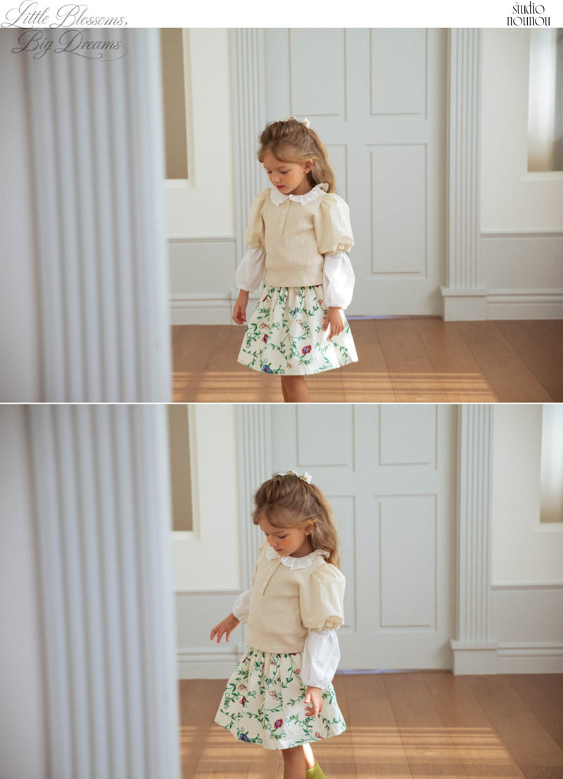 Nounou - Korean Children Fashion - #fashionkids - Garden Skirt - 8