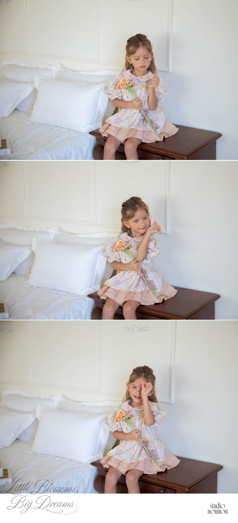 Nounou - Korean Children Fashion - #kidsshorts - Rose Blouse - 3