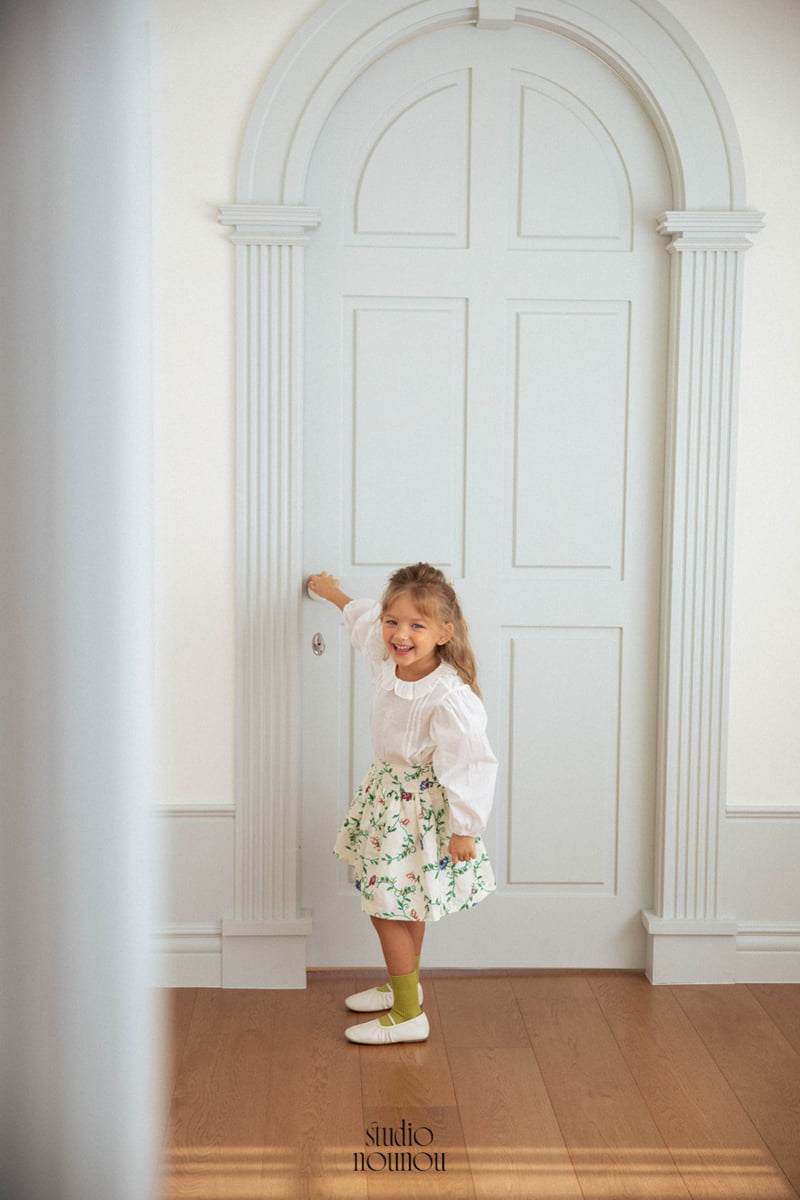 Nounou - Korean Children Fashion - #prettylittlegirls - Garden Skirt - 2