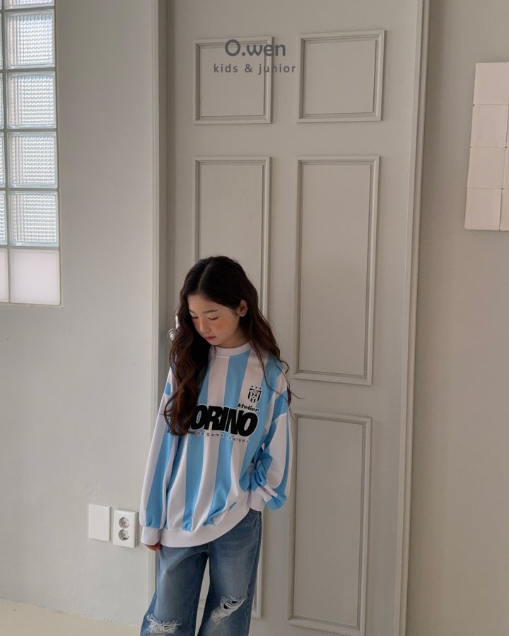 O Wen - Korean Children Fashion - #Kfashion4kids - Torino Stripe Sweatshirt - 6