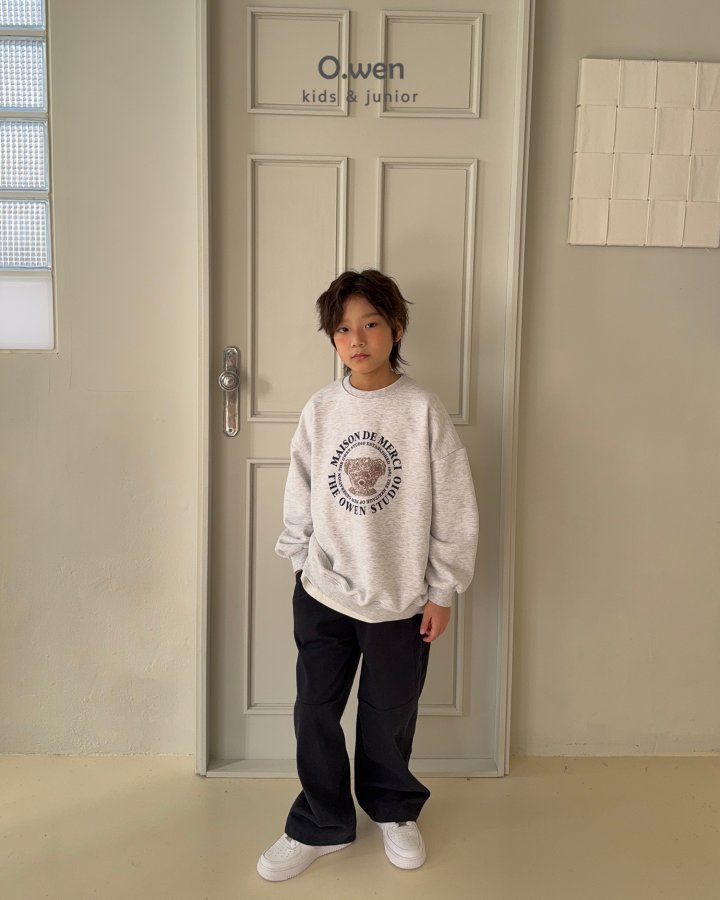 O Wen - Korean Children Fashion - #Kfashion4kids - Bear Sweatshirt - 5