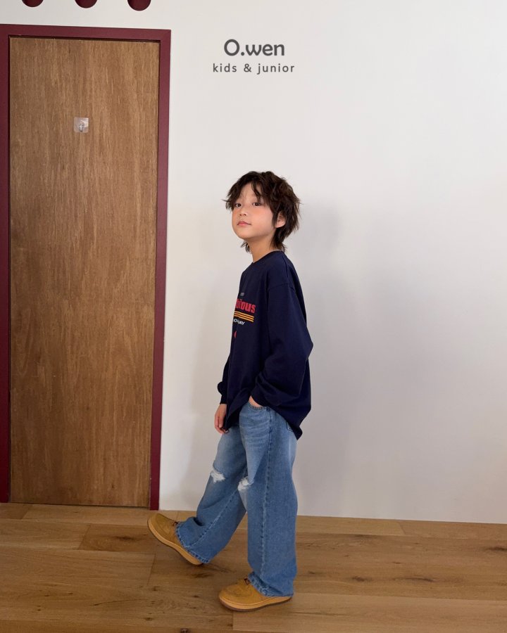 O Wen - Korean Children Fashion - #Kfashion4kids - Distressed Denim Pants - 9