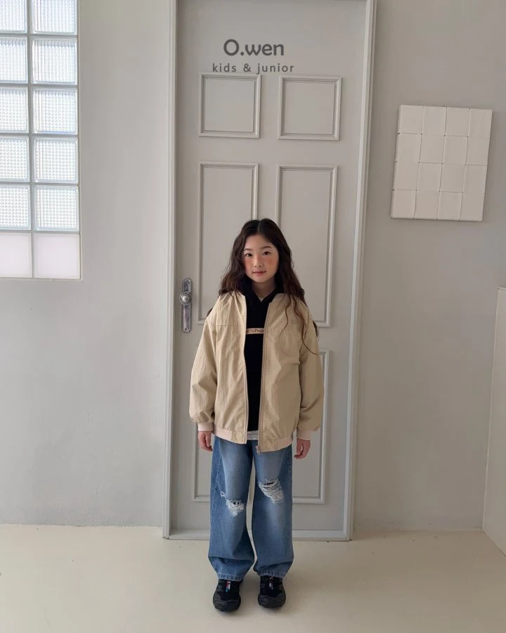 O Wen - Korean Children Fashion - #kidzfashiontrend - Niche Blouson Jacket - 4