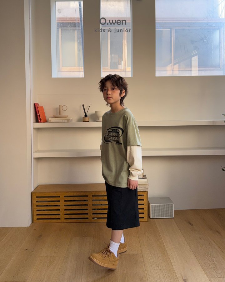 O Wen - Korean Children Fashion - #prettylittlegirls - Astro Pigment Tee - 4