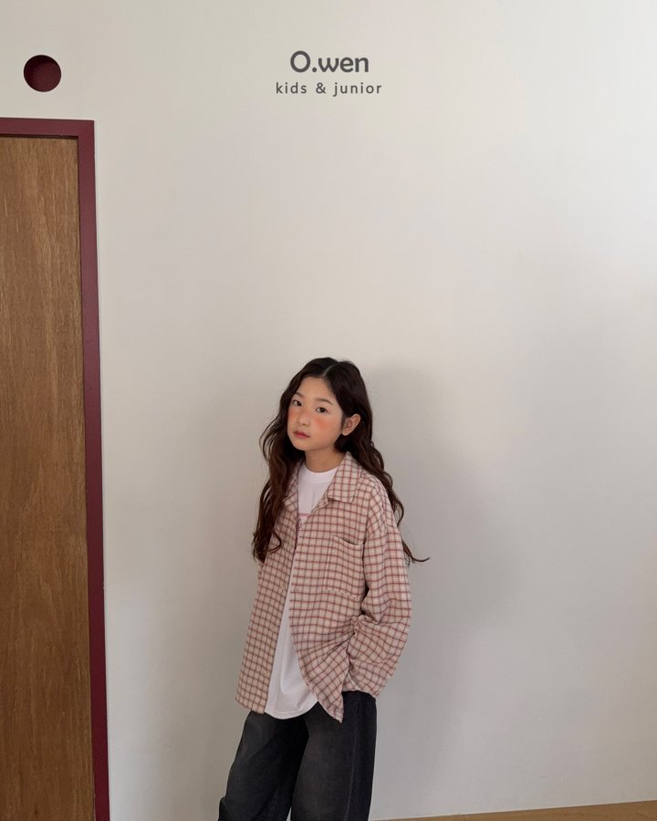 O Wen - Korean Children Fashion - #childofig - Rona Check Pocket Shirt - 4