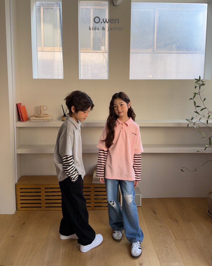 O Wen - Korean Children Fashion - #childofig - Dreaming Layered Collar Tee - 3
