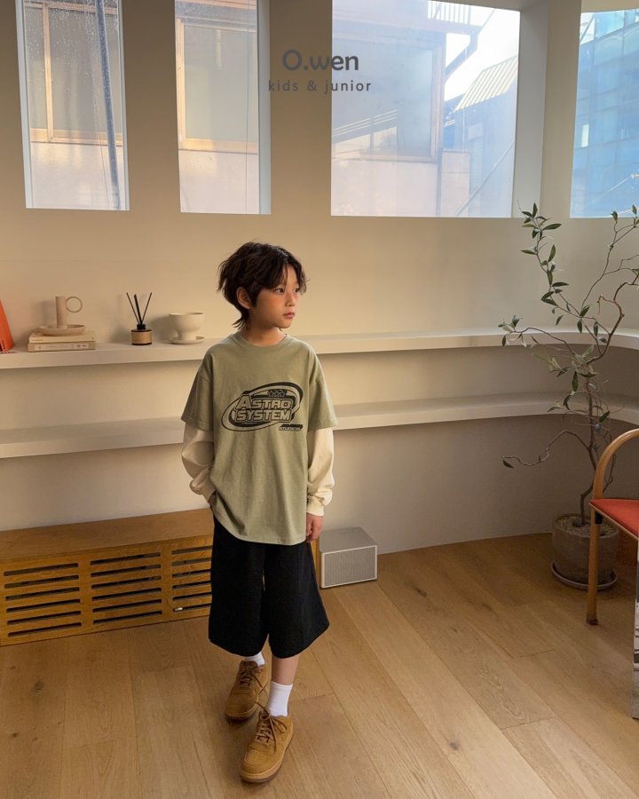 O Wen - Korean Children Fashion - #childrensboutique - Astro Pigment Tee - 6