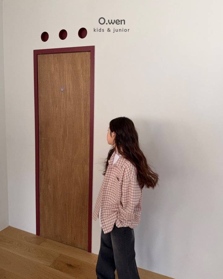 O Wen - Korean Children Fashion - #childrensboutique - Rona Check Pocket Shirt - 5
