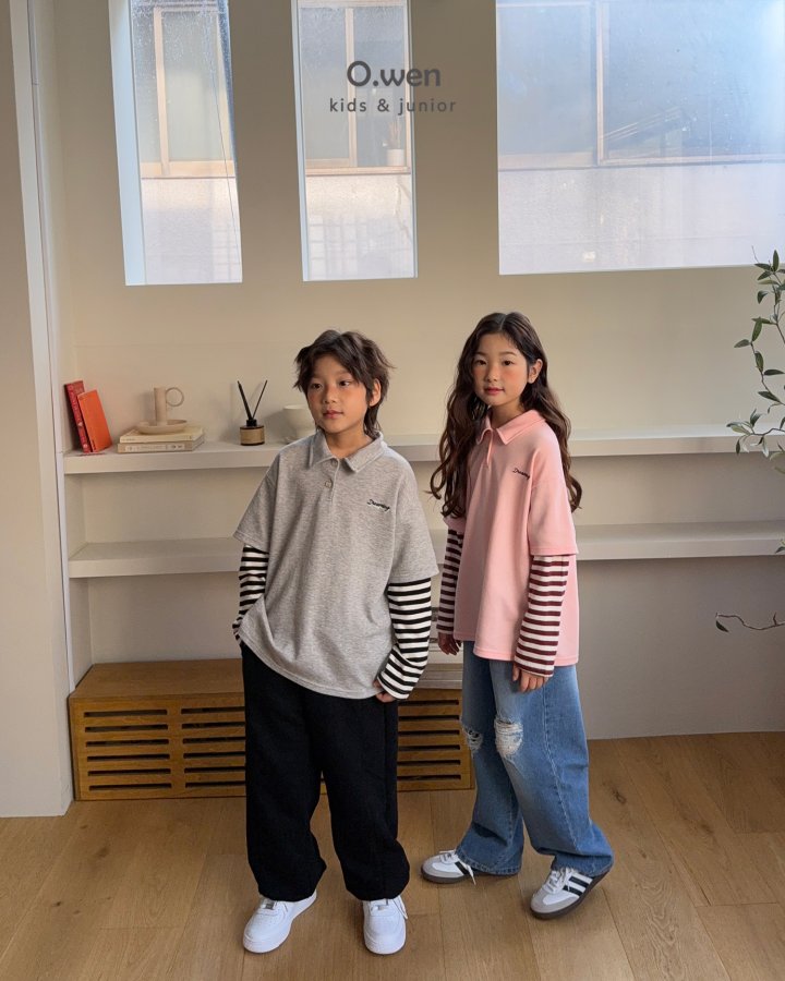 O Wen - Korean Children Fashion - #childofig - Dreaming Layered Collar Tee - 4
