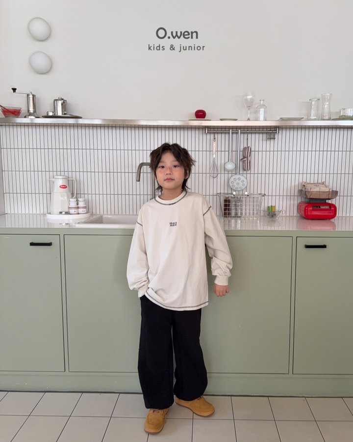 O Wen - Korean Children Fashion - #designkidswear - Peace Tee - 3
