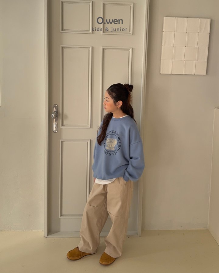 O Wen - Korean Children Fashion - #designkidswear - Moss Stitch Cotton Pants - 8