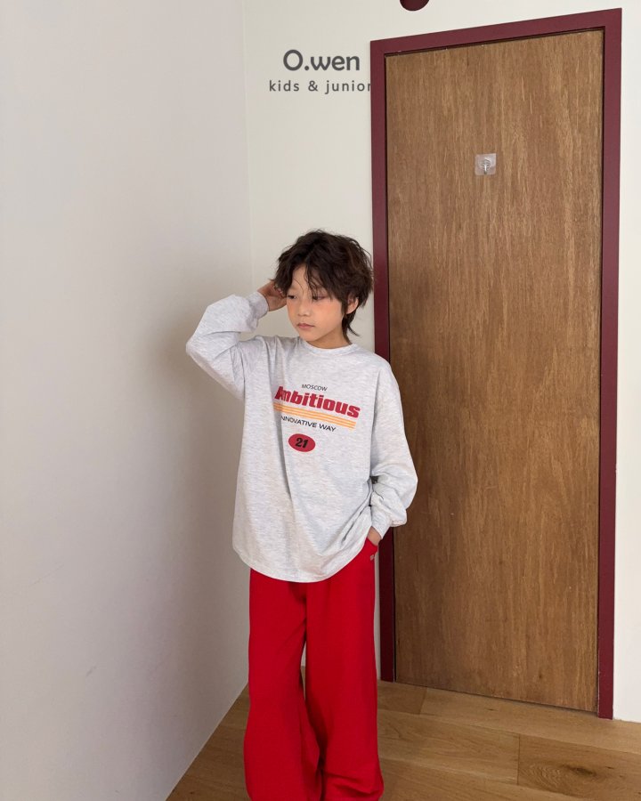 O Wen - Korean Children Fashion - #childrensboutique - Free Straight Pants - 4