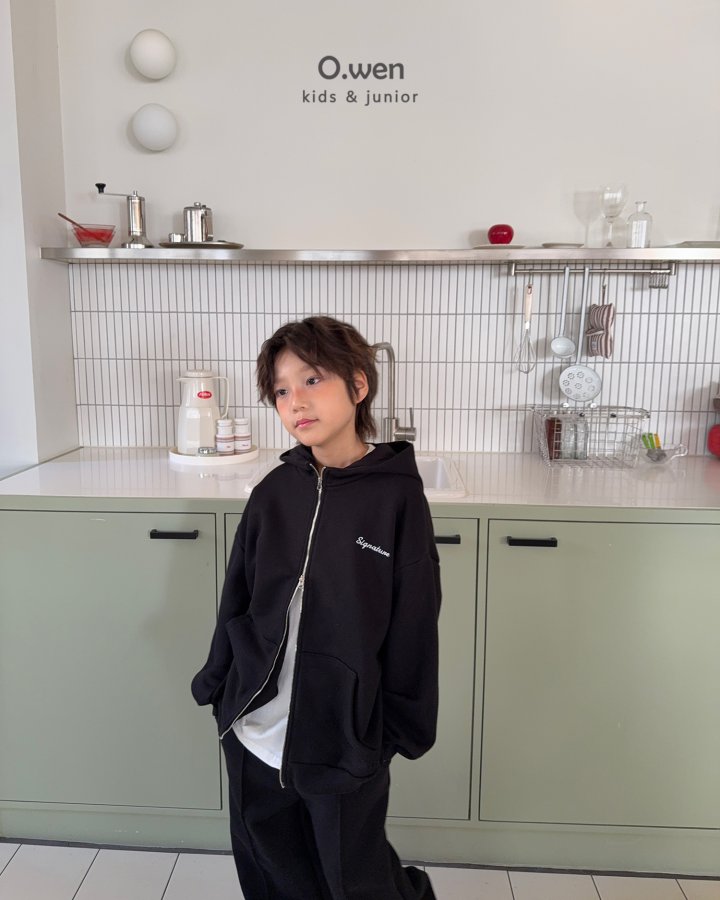 O Wen - Korean Children Fashion - #designkidswear - Signature Two-Way Hood Zip-Up - 9