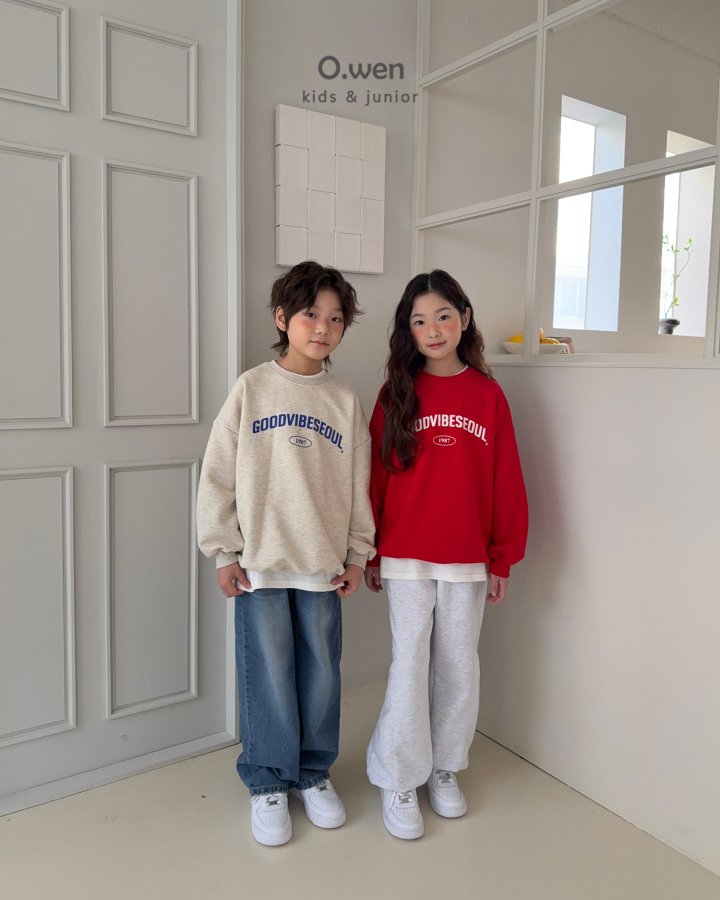 O Wen - Korean Children Fashion - #discoveringself - Good Vibes Sweatshirt - 9