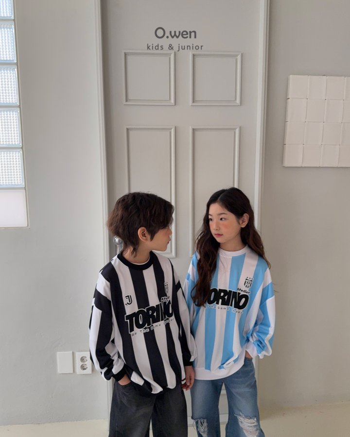 O Wen - Korean Children Fashion - #discoveringself - Torino Stripe Sweatshirt
