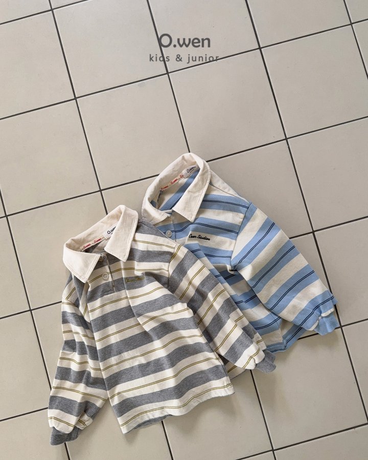 O Wen - Korean Children Fashion - #discoveringself - Studio Collar Tee - 12