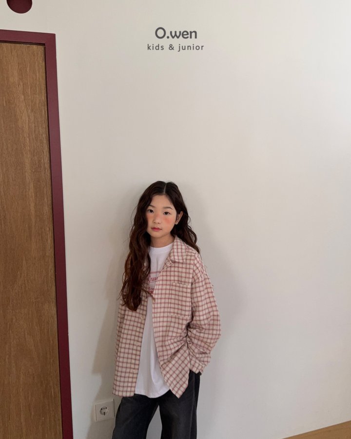 O Wen - Korean Children Fashion - #discoveringself - Rona Check Pocket Shirt - 7