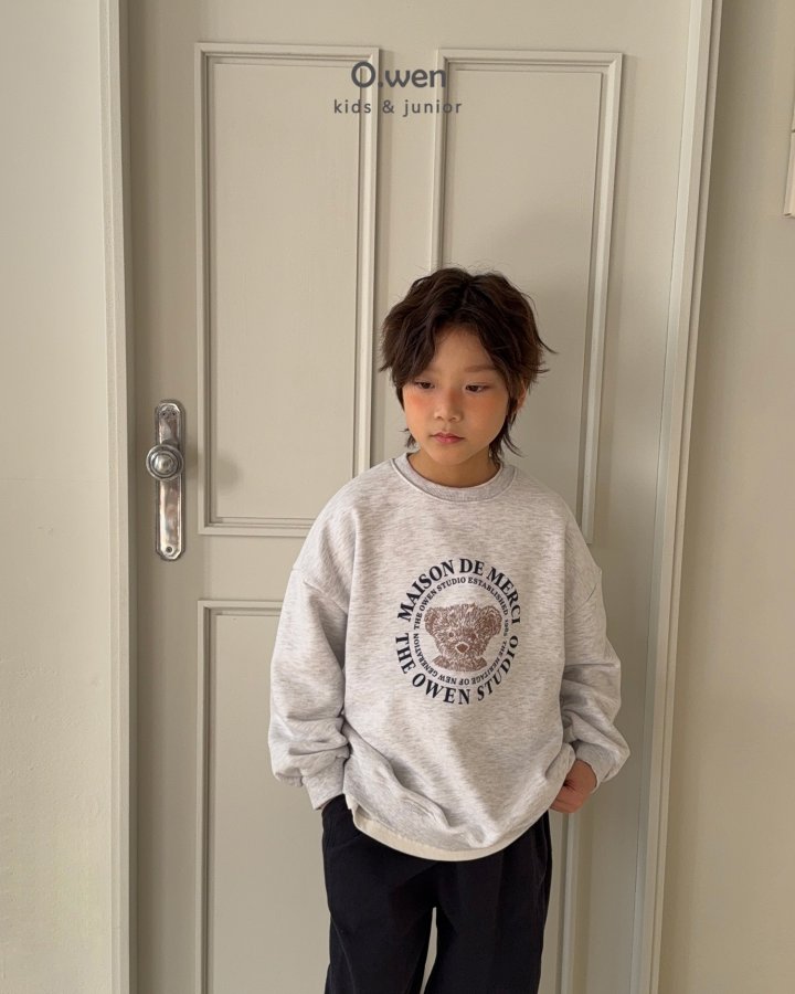O Wen - Korean Children Fashion - #fashionkids - Bear Sweatshirt