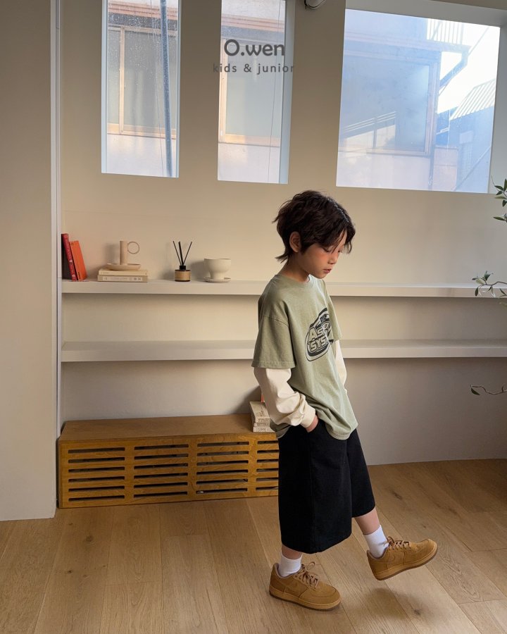 O Wen - Korean Children Fashion - #fashionkids - Astro Pigment Tee - 9