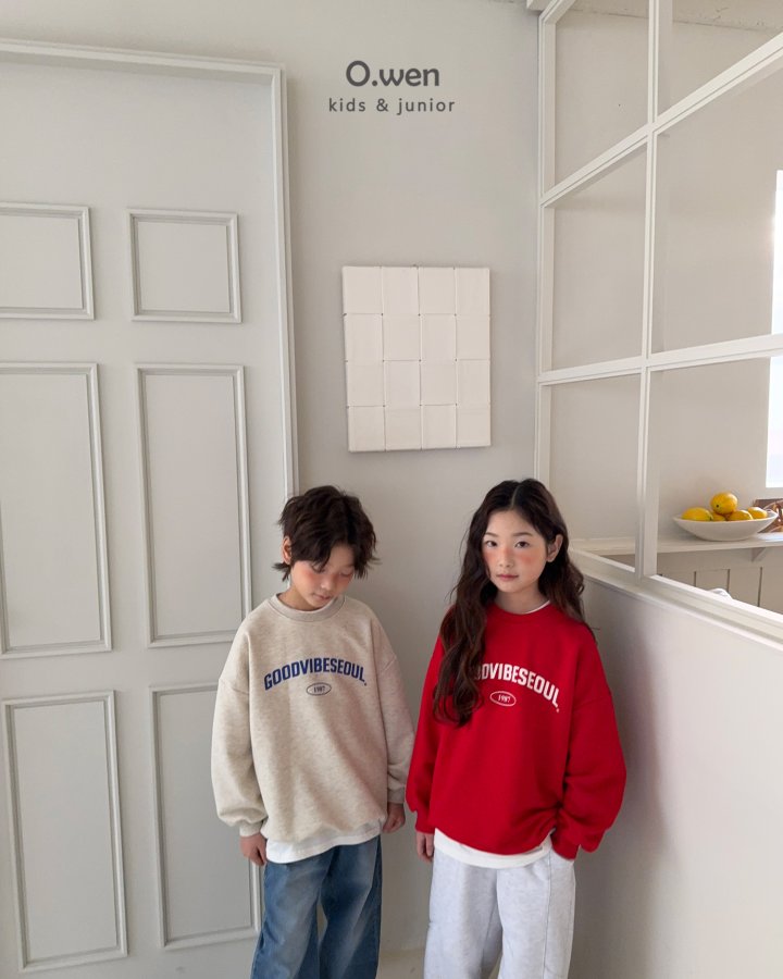 O Wen - Korean Children Fashion - #kidsshorts - Good Vibes Sweatshirt - 11