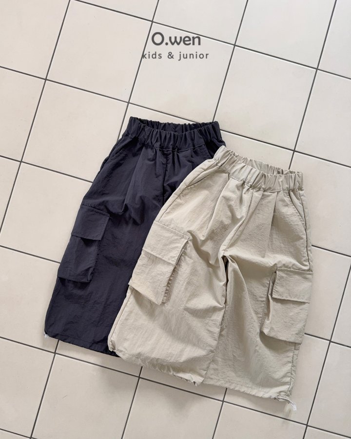 O Wen - Korean Children Fashion - #kidsshorts - Big Cargo Pants - 12