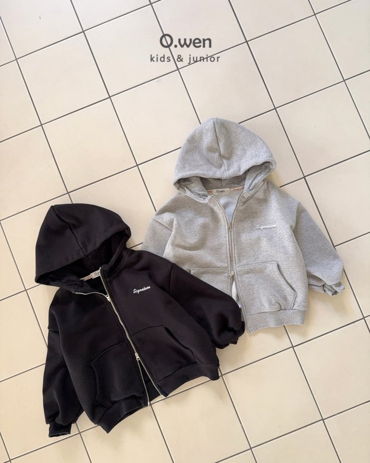 O Wen - Korean Children Fashion - #kidsshorts - Signature Two-Way Hood Zip-Up - 12