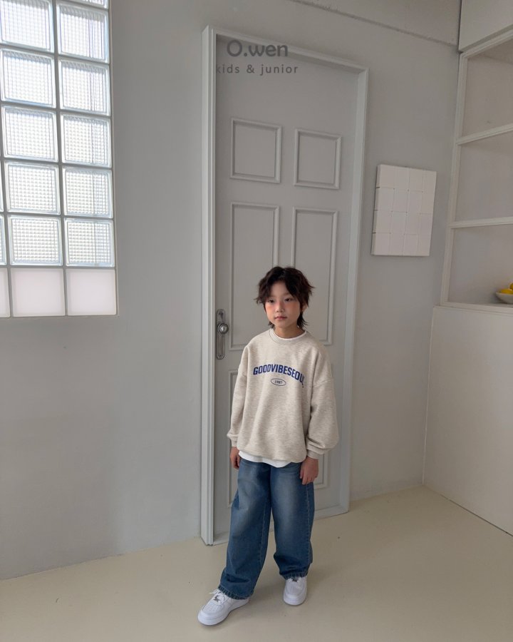 O Wen - Korean Children Fashion - #kidsstore - Vintage Hem Denim Pants