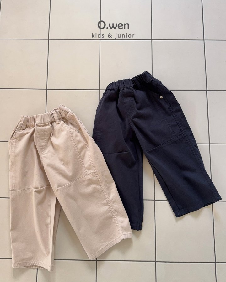 O Wen - Korean Children Fashion - #kidsstore - Moss Stitch Cotton Pants - 12