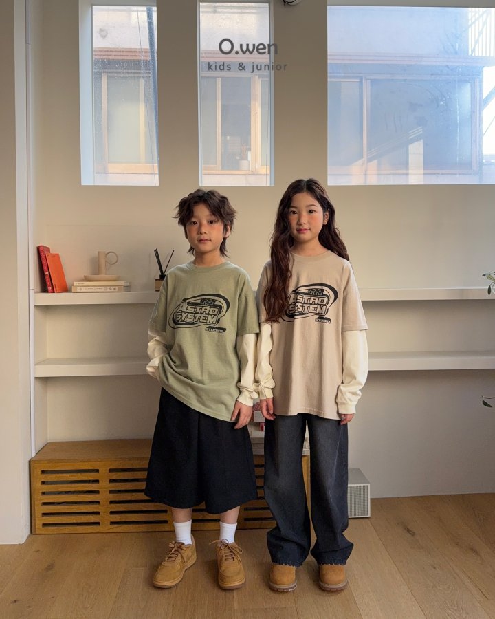 O Wen - Korean Children Fashion - #kidsstore - Astro Pigment Tee - 11