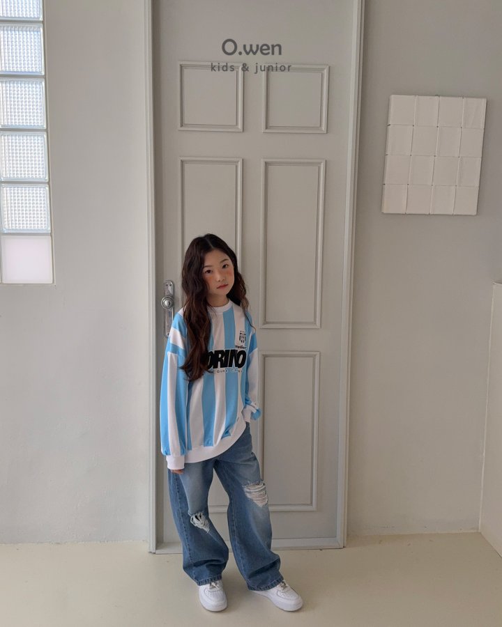 O Wen - Korean Children Fashion - #kidzfashiontrend - Torino Stripe Sweatshirt - 5