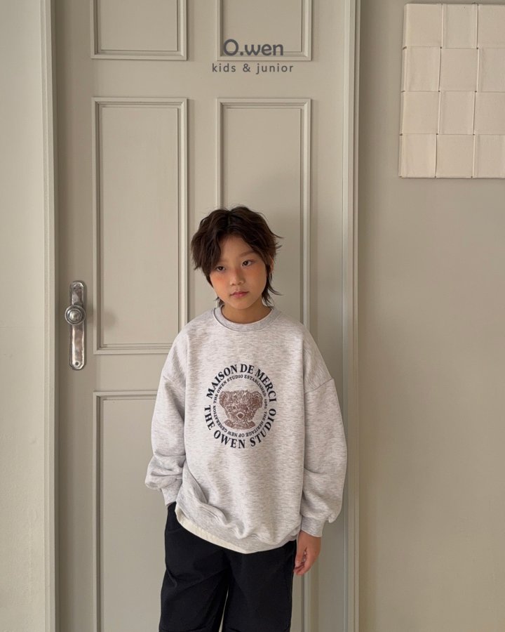O Wen - Korean Children Fashion - #kidsstore - Bear Sweatshirt - 4