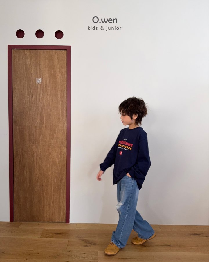 O Wen - Korean Children Fashion - #kidzfashiontrend - Distressed Denim Pants - 8