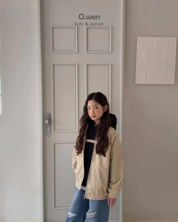 O Wen - Korean Children Fashion - #kidzfashiontrend - Niche Blouson Jacket - 3