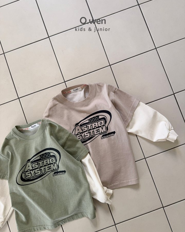 O Wen - Korean Children Fashion - #kidzfashiontrend - Astro Pigment Tee - 12